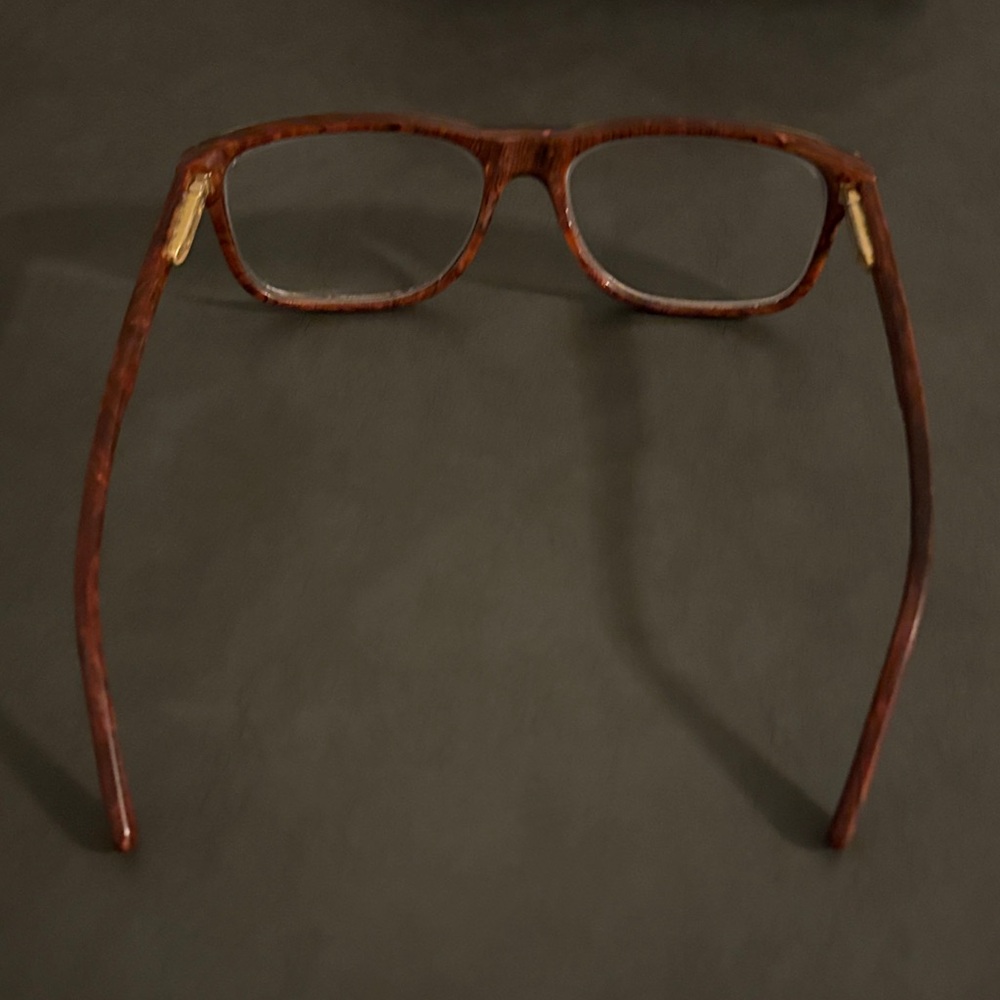 Gucci Dark Brown Designer Frames - unisex (AUTHENTIC) gently used prescription. - Picture 3 of 9
